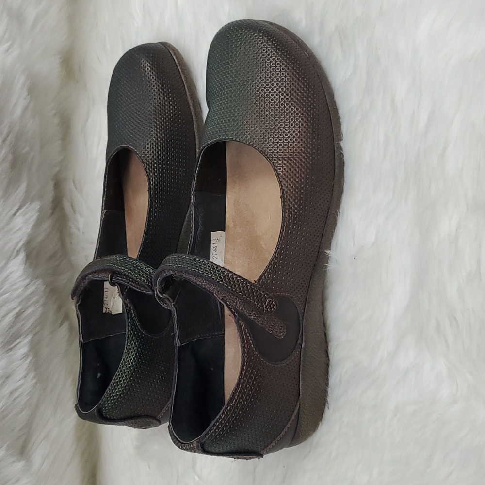 Naot leather Footware Mary Jane Iridescent shoes women size 8 - Picture 2 of 8